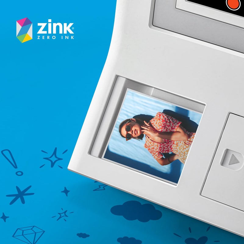 HP ورق صور لاصق من الزنك من HP Sprocket مقاس 3.5 × 4.25 بوصة (عبوة من 100 ورقة) متوافق مع كابينة التصوير وطابعة الصور HP Sprocket مقاس 3 × 4 بوصة - Image 4